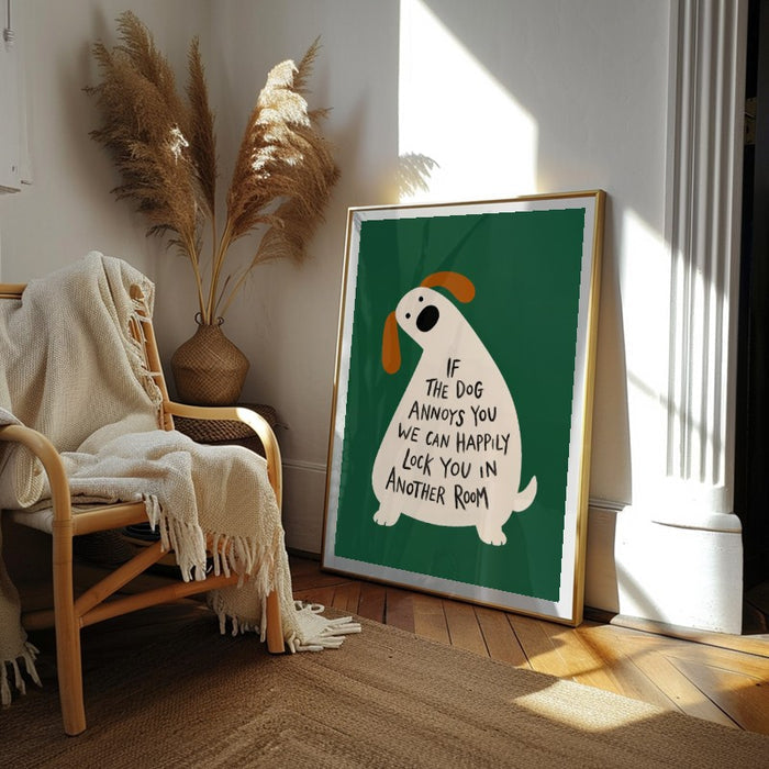 The Dog Stays — Art Print Vertical #02