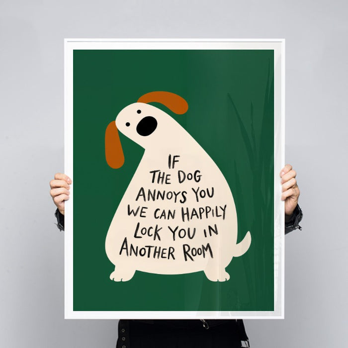 The Dog Stays — Art Print Vertical #03