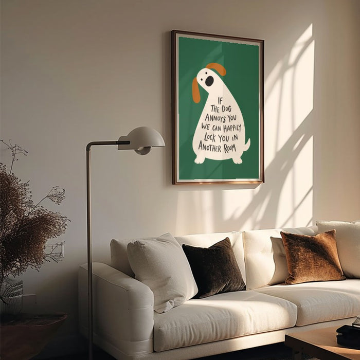 The Dog Stays — Art Print Vertical #05