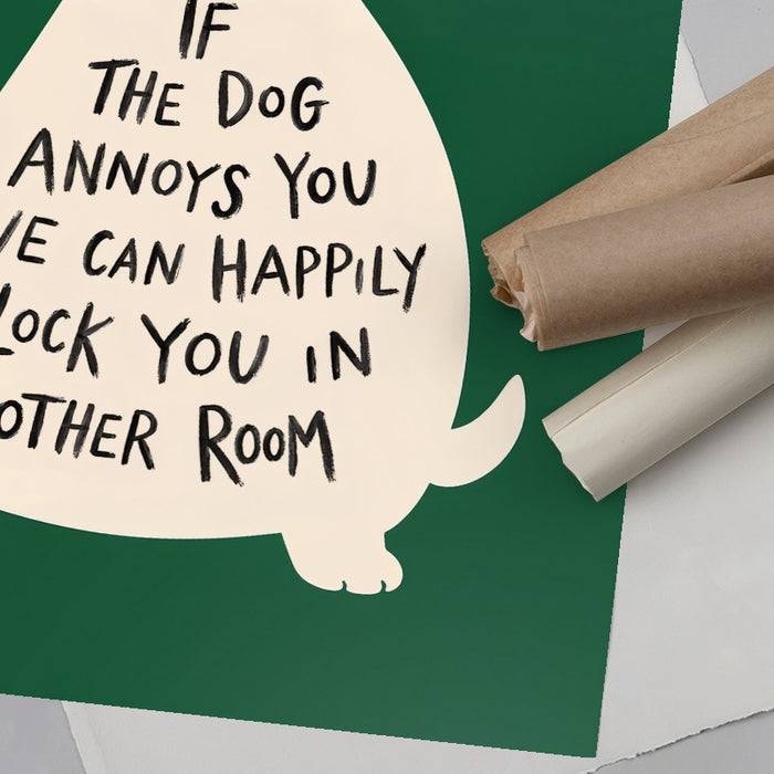 The Dog Stays — Art Print Vertical #06