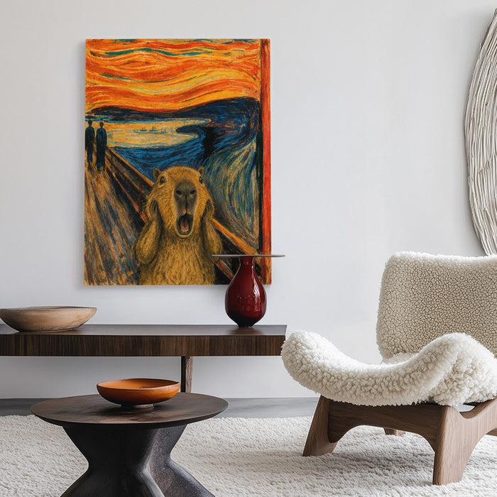 The Screamybara Canvas — Canvas Vertical #02