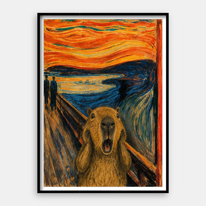 The Screamybara — Art Print Vertical #01