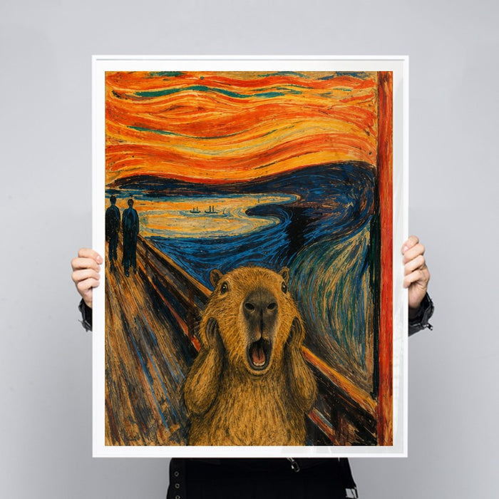 The Screamybara — Art Print Vertical #03