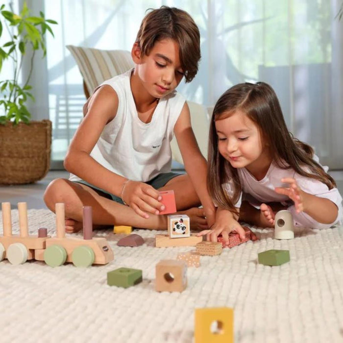 TINY LOVE BOHO CHIC WOODEN STACKING TRAIN