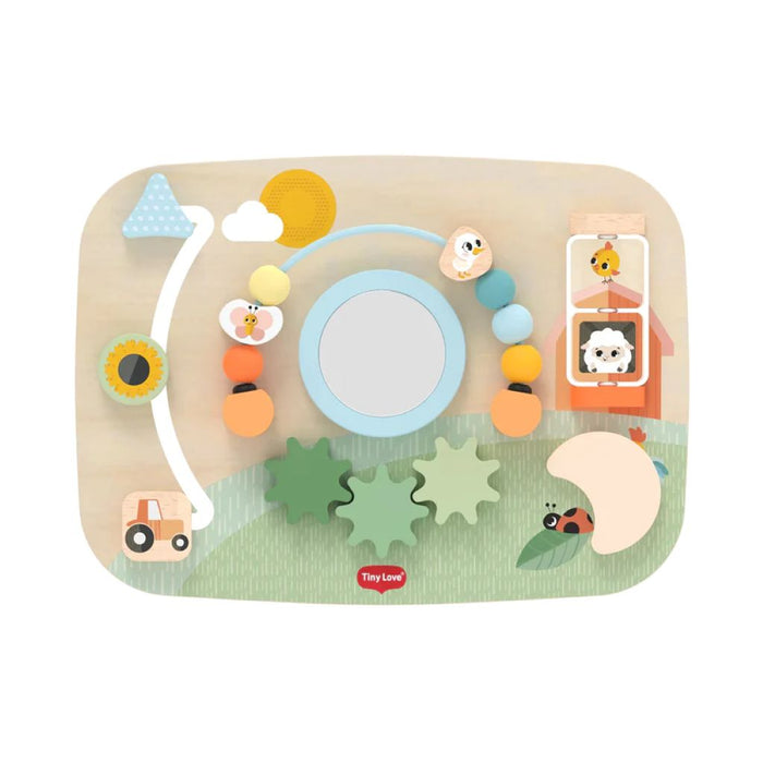 TINY LOVE FARMERS FUNDAY WOODEN BUSY BOARD
