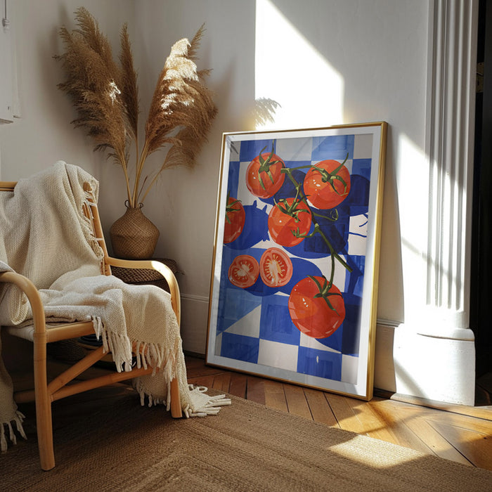 Tomatoes In Blue