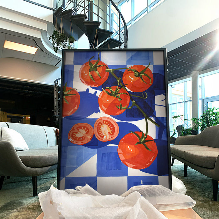 Tomatoes In Blue