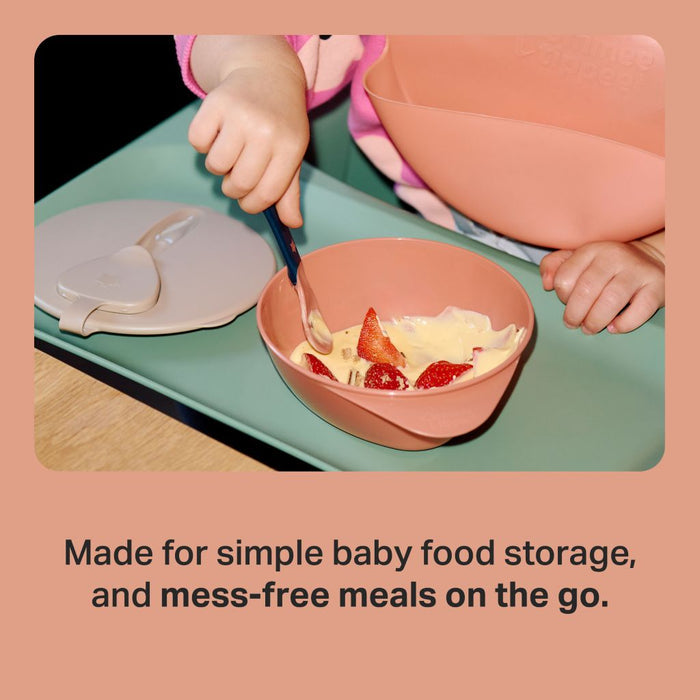 TOMMEE TIPPEE TRAVEL FEEDING BOWLS WITH LID & SPOON