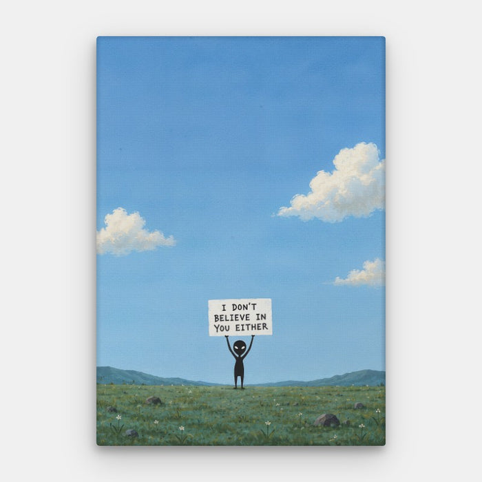 Trust Issues Canvas — Canvas Vertical #01