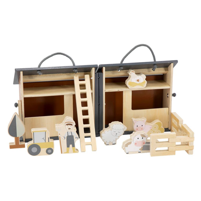 TRYCO FOLDABLE WOODEN FARMHOUSE