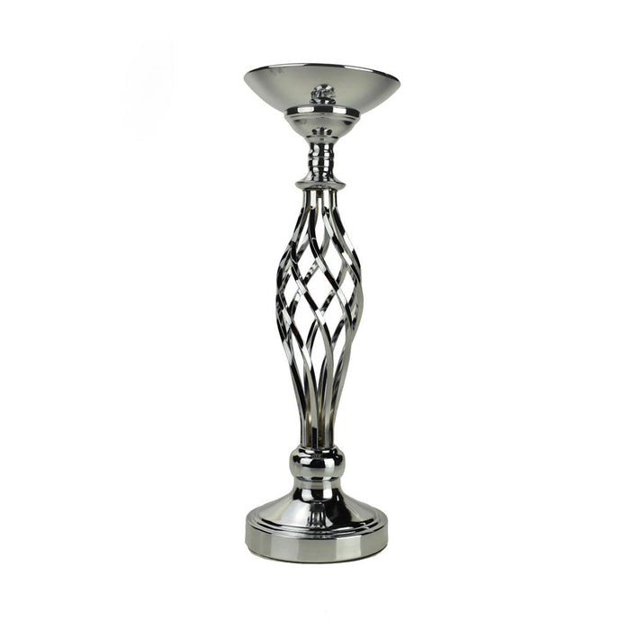 Twisted Candle Holder Metal Centerpiece, 17-3/4-Inch