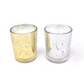 Unscented Poured Glass Votive Candles, 2-1/2-Inch, 12-Count