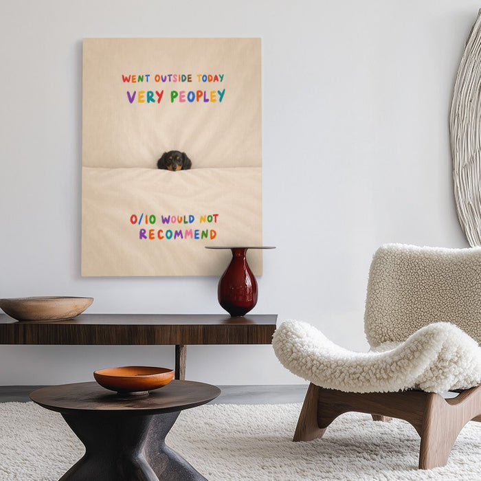 Very Peopley Canvas — Canvas Vertical #02