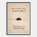 Very Peopley — Art Print Vertical #01
