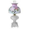 Victorian Pink Rose Table Lamp - Paxton Hardware