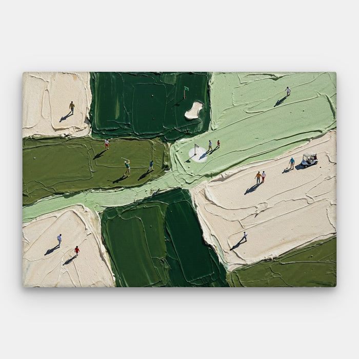 Walking the Course Canvas