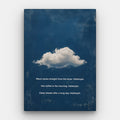 Warm Socks Hallelujah Canvas — Canvas Vertical #01
