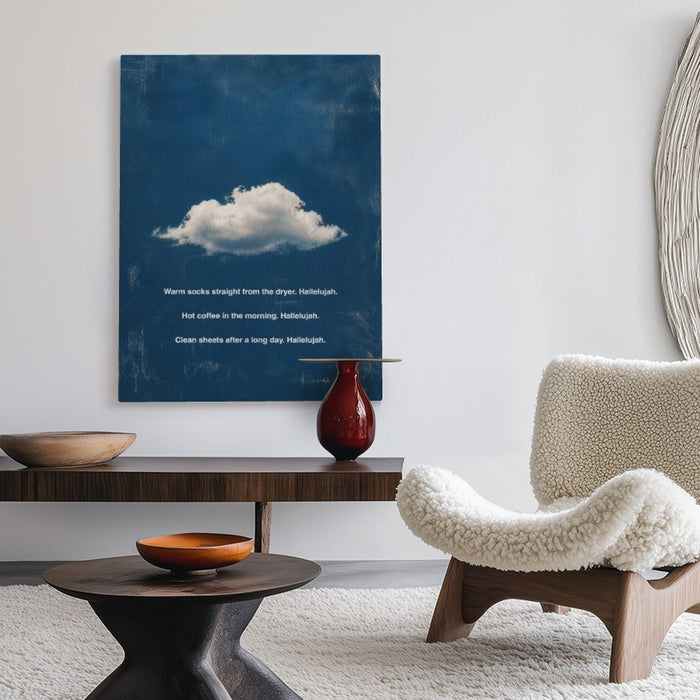 Warm Socks Hallelujah Canvas — Canvas Vertical #02