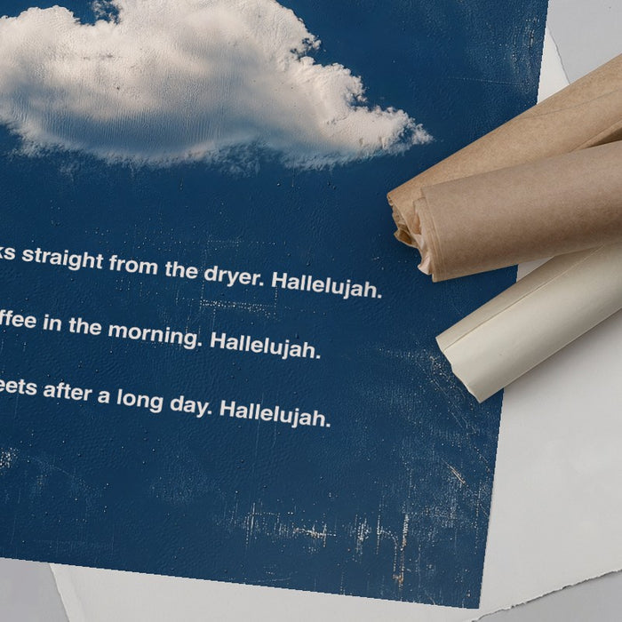 Warm Socks Hallelujah — Art Print Vertical #06