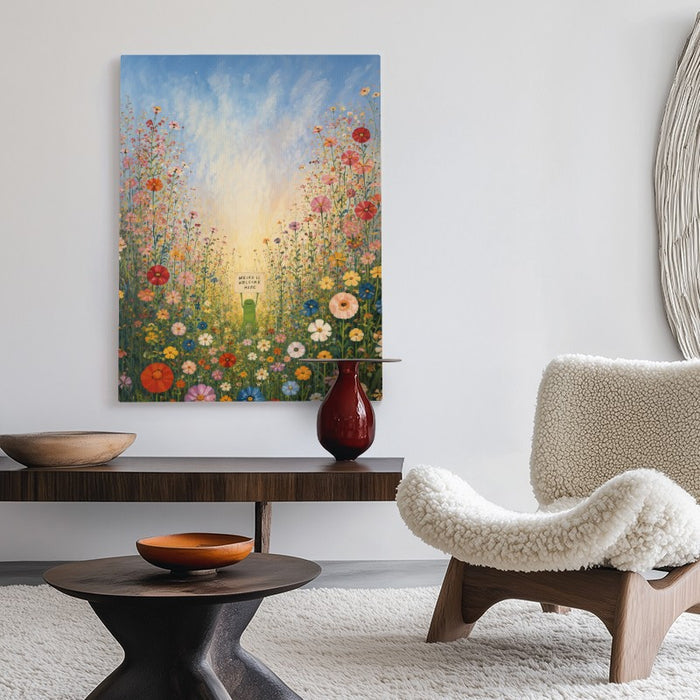 Weird Is Welcome Here Canvas — Canvas Vertical #02