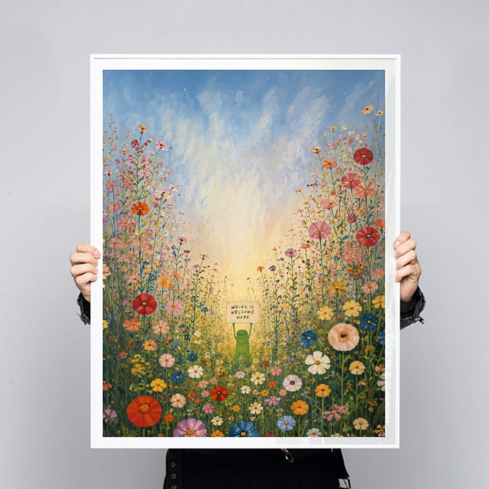 Weird Is Welcome Here — Art Print Vertical #03