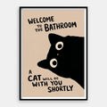Welcome To The Bathroom — Art Print Vertical #01