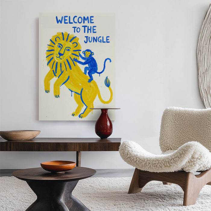 Welcome To The Jungle Canvas