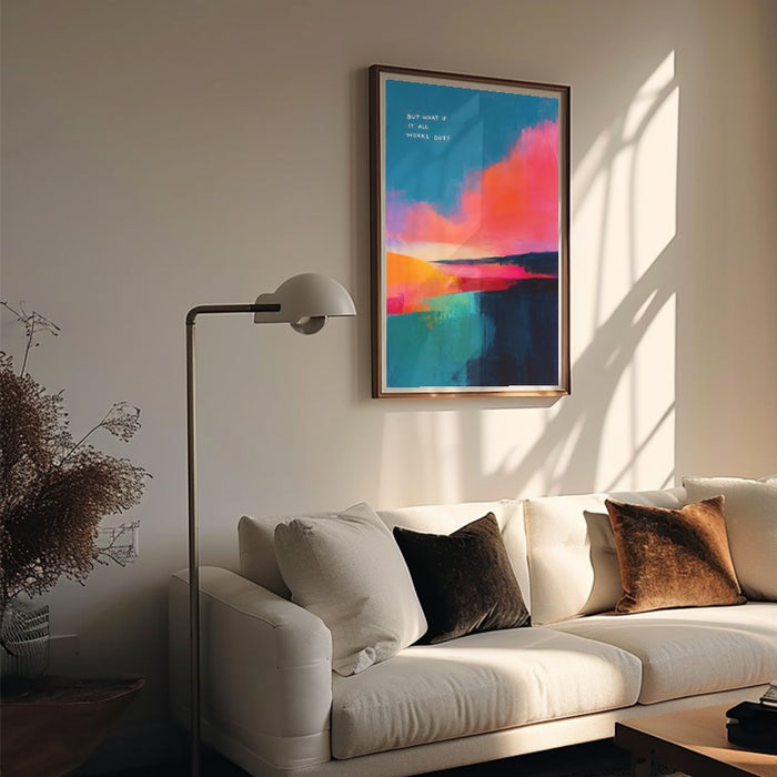 What If All It Works Out — Art Print Vertical #05