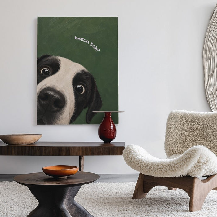 Whatcha Doin Canvas — Canvas Vertical #02