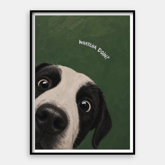 Whatcha Doin — Art Print Vertical #01