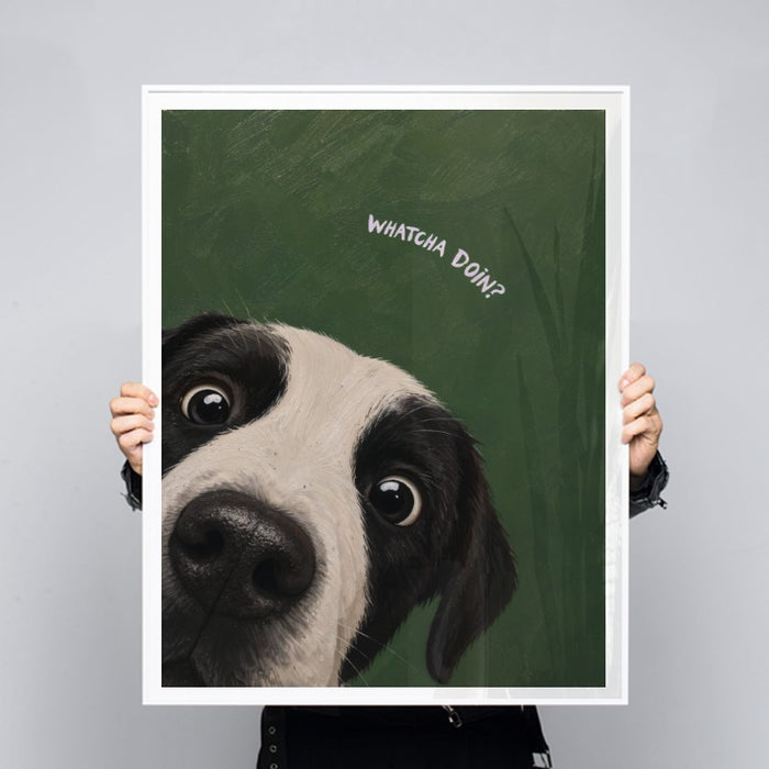 Whatcha Doin — Art Print Vertical #03