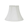 Silk Clip on Lampshades, White - paxton hardware ltd