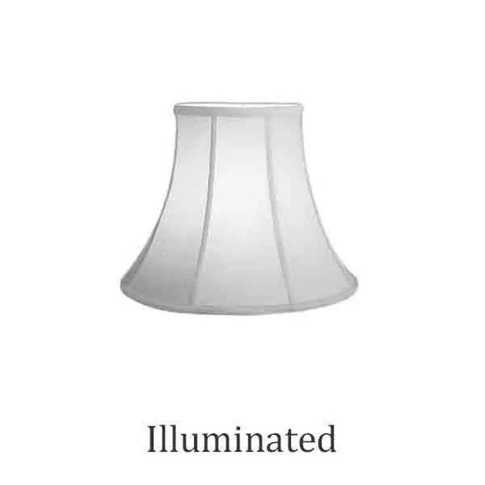 Silk Clip on Lampshades, White - paxton hardware ltd