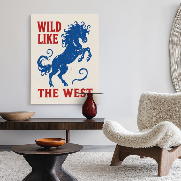Wild Like The West Canvas — Canvas Vertical #02