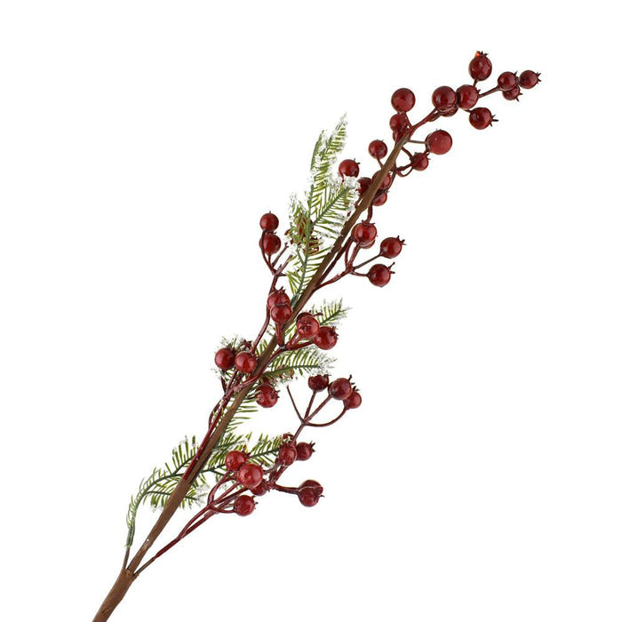 Winter Red Berry Christmas Spray Pick, 28-Inch, 2-Piece