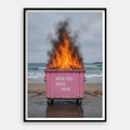 Wish You Were Here — Art Print Vertical #01
