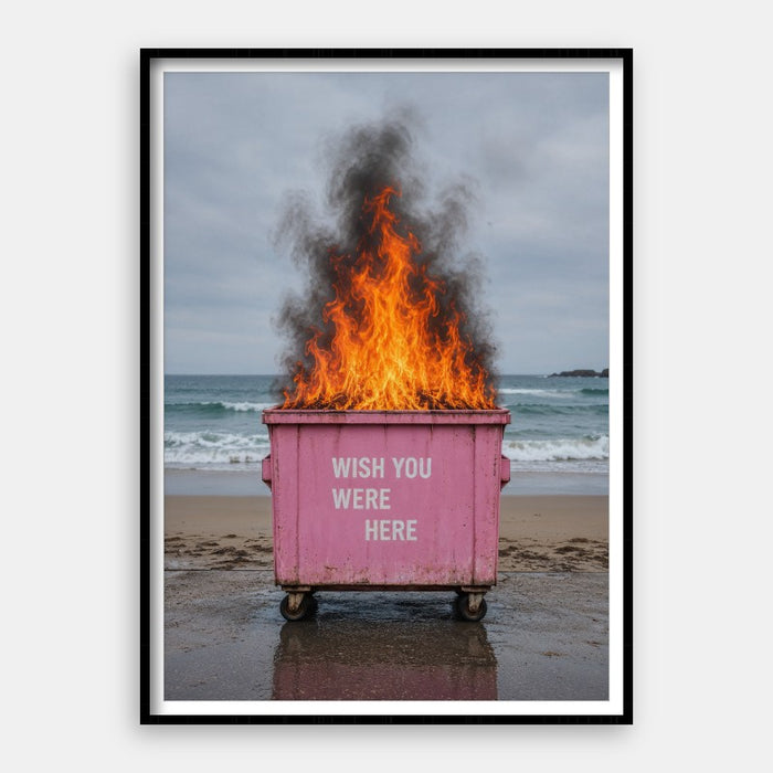 Wish You Were Here — Art Print Vertical #01