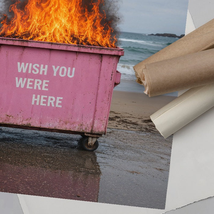 Wish You Were Here — Art Print Vertical #06