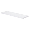 Wood Finish Mirror Shelf, Wall Mount, White, ZEN Collection by DAX