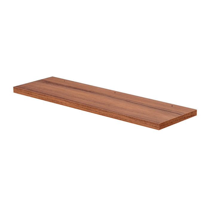 Wood Finish Mirror Shelf, Wall Mount, White, ZEN Collection by DAX