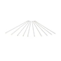 Wooden Craft Dowel Sticks, White, 10-Inch, 10-Piece