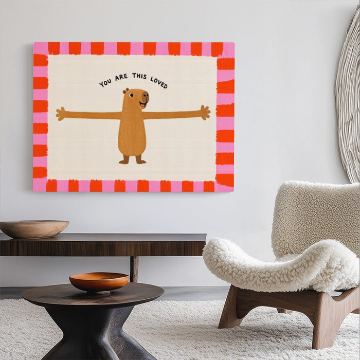 You Are This Loved Canvas — Canvas Horizontal #02