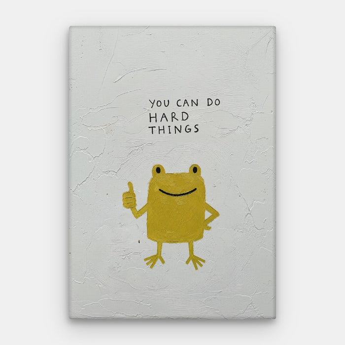 You Can Do Hard Things Canvas
