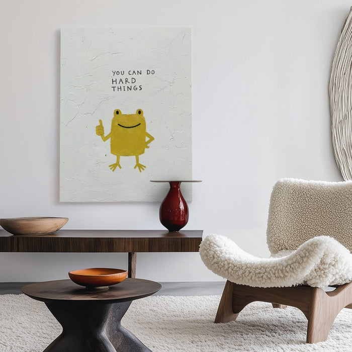 You Can Do Hard Things Canvas